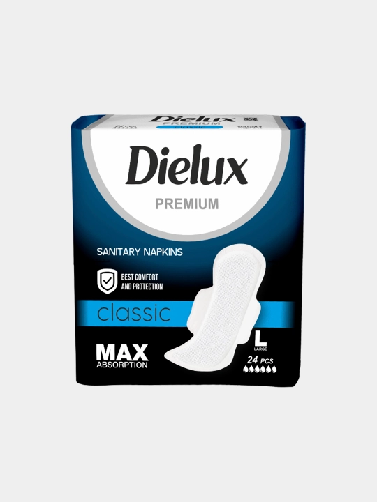 Прокладки DIELUX premium classic mega max, 24 шт - 
