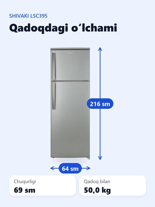 Sovutgich shkafi Avangard LSC395
