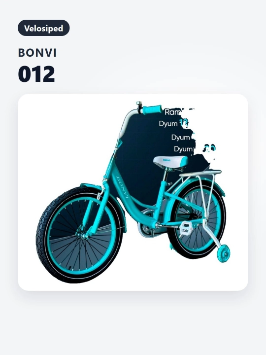 Bolalar uchun velosipedi, Bonvi 012