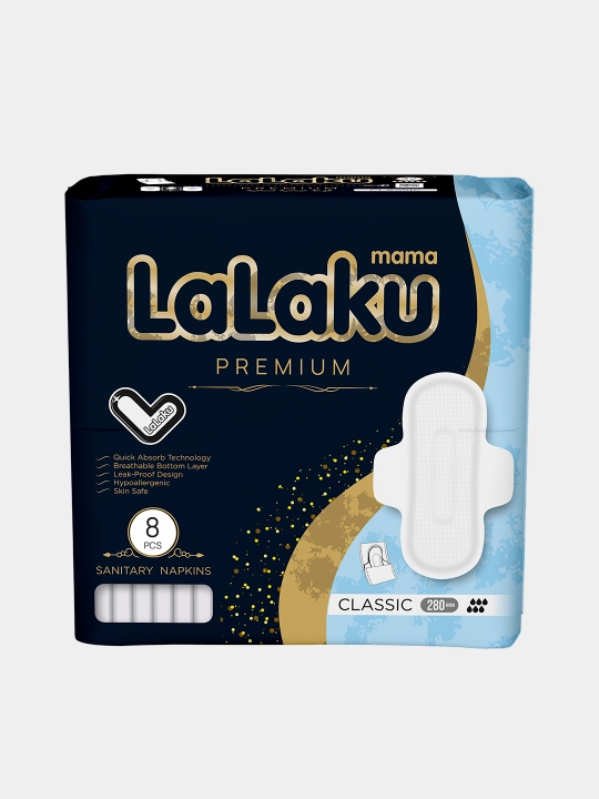 Прокладки LALAKU MAMA premium Classic mini, 8 шт - 