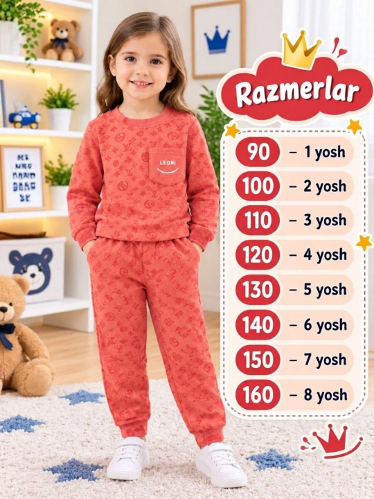 Детская кашемировая пижама. Мягкая и удобная, для детей от 1 до 8 лет