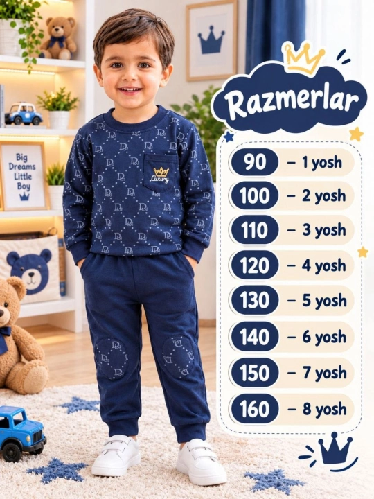 Детская кашемировая пижама. Мягкая и удобная, для детей от 1 до 8 лет