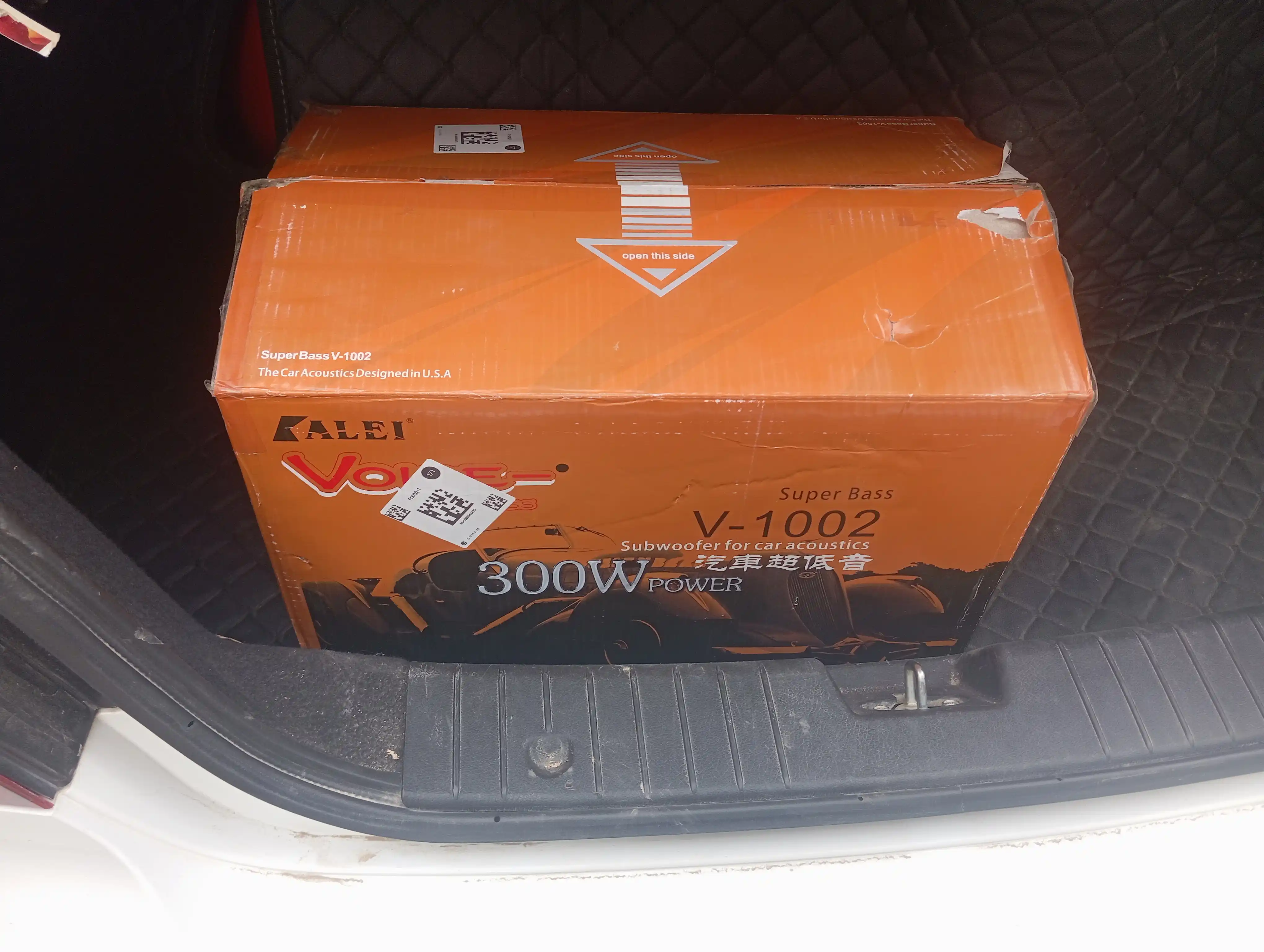 Avtomobillar uchun sambufer kalonka, 10 dyuymli, 300W, 4 Ohm