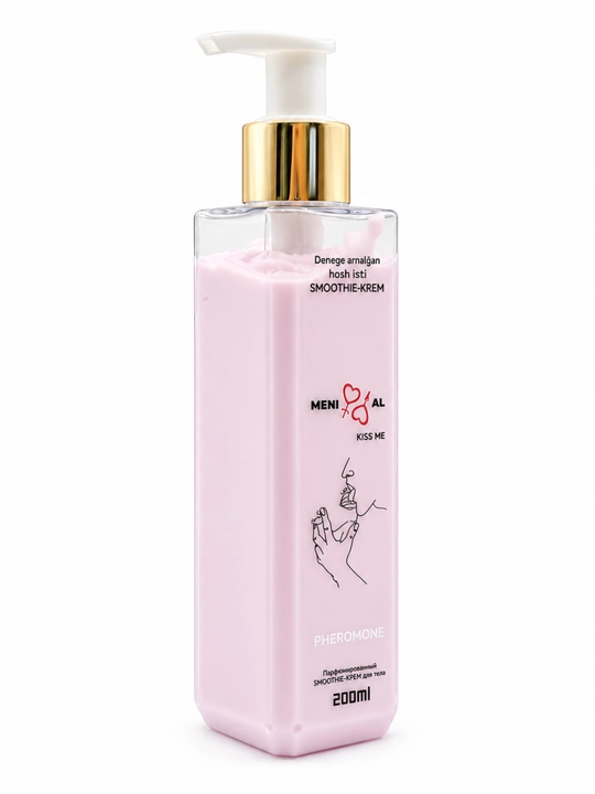 MENI AL Kiss Me tana uchun parfyumlangan smuzi-krem, dozatorli, 200 ml