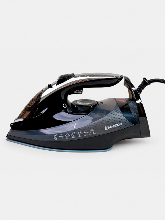 Bug'li "BELTOP" dazmol 2200W keramik taglik, vertikal bug', 300-360ml, avto o'chish, utyug