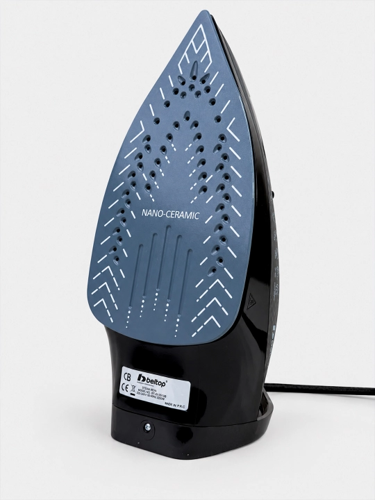 Bug'li "BELTOP" dazmol 2200W keramik taglik, vertikal bug', 300-360ml, avto o'chish, utyug