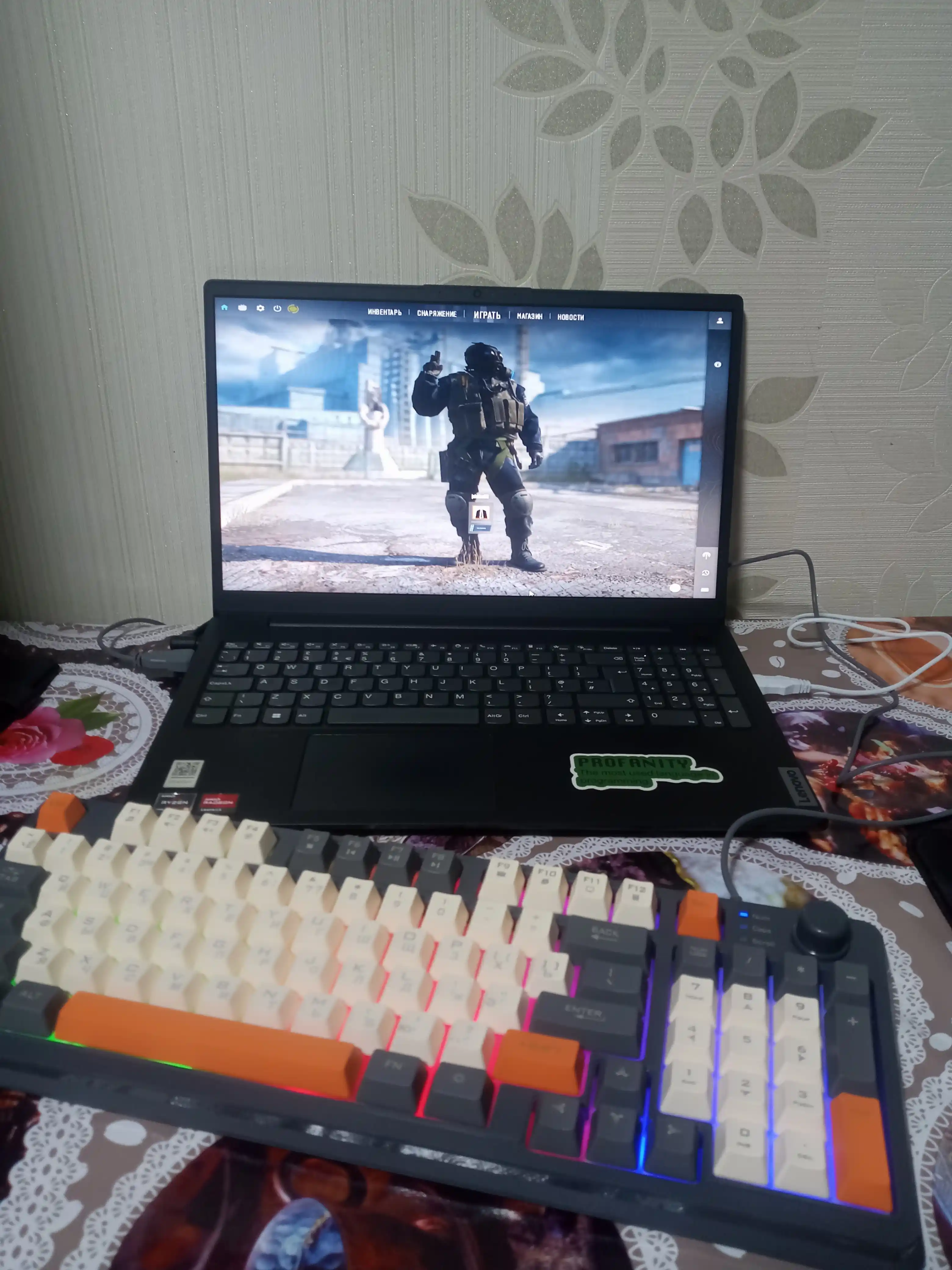 Игровая клавиатура с мышью K820, 94-клавишная, RGB-подсветка