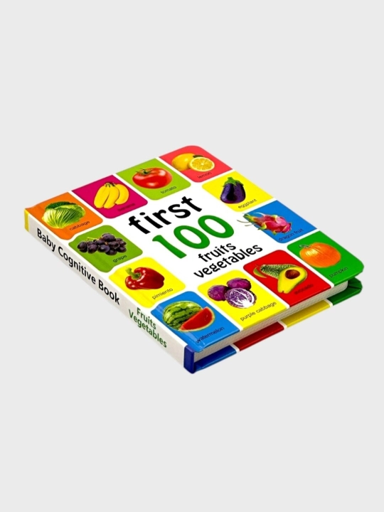 Развивающие картонные книги (board book) для детей, набор из 4 штук - 