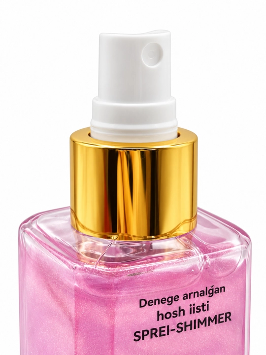 MENI AL Kiss Me tana uchun xushbo‘y sprey-shimmer, pushti, 170 ml