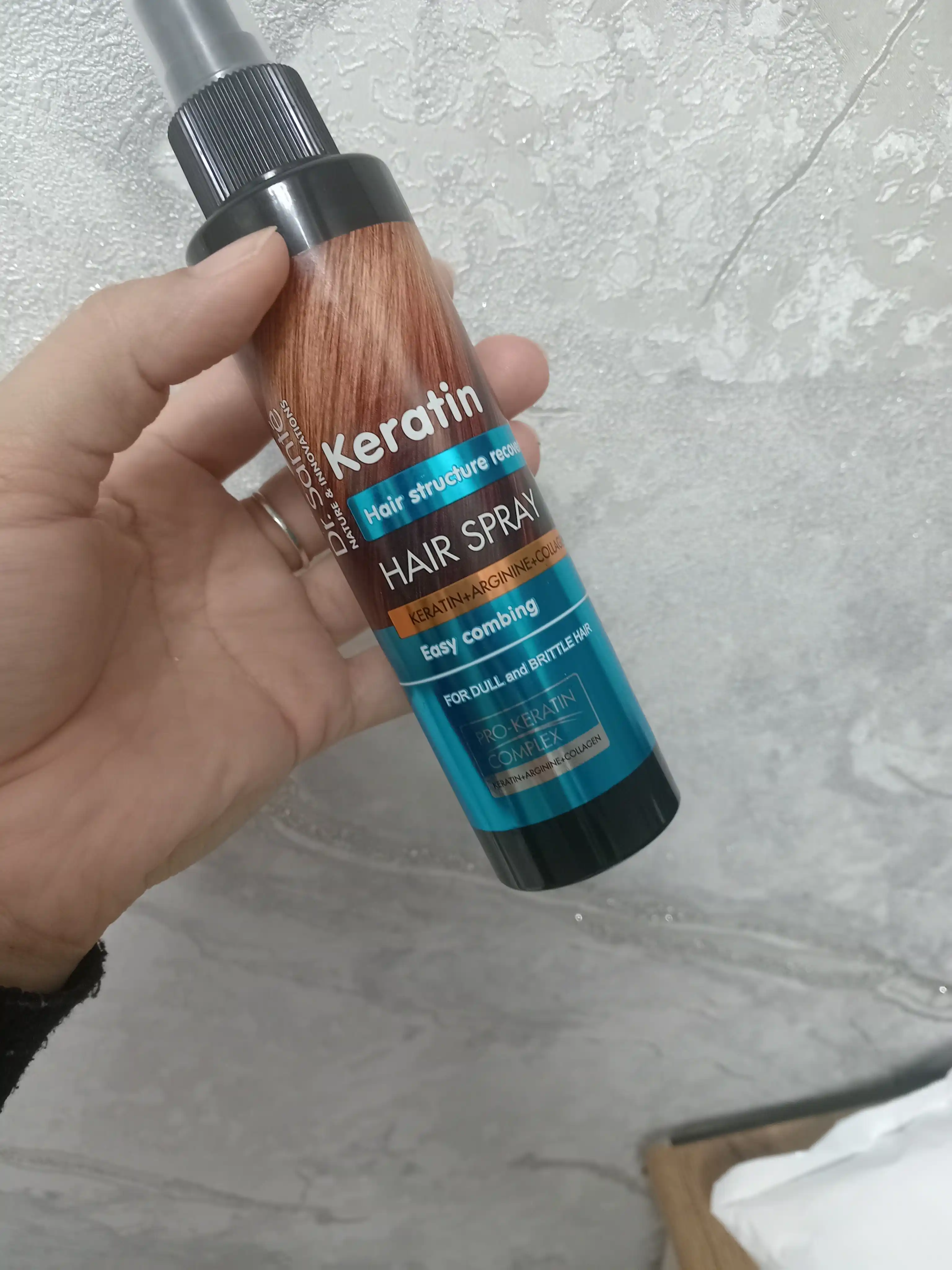 Спрей для волос, восстанавливающий, Keratin Hair, Dr.Sante, 150 мл