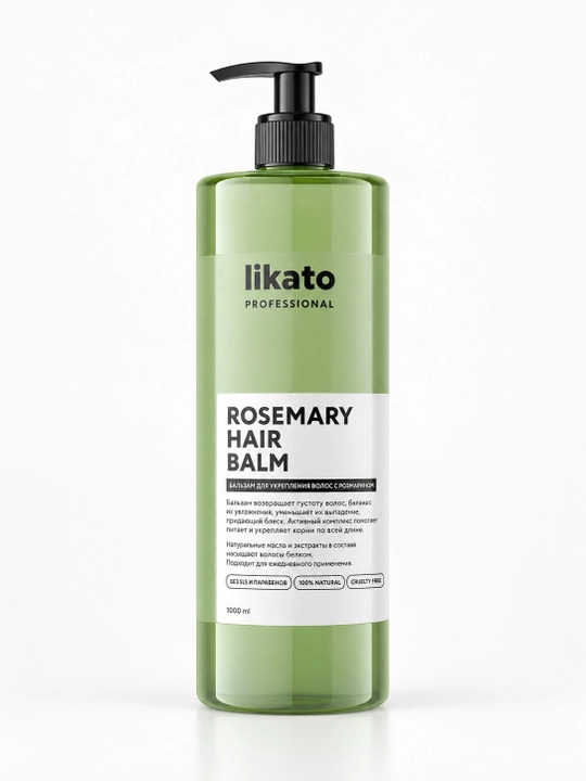 Бальзам для волос LIKATO PROFESSIONAL с розмарином для укрепления волос 1000 мл