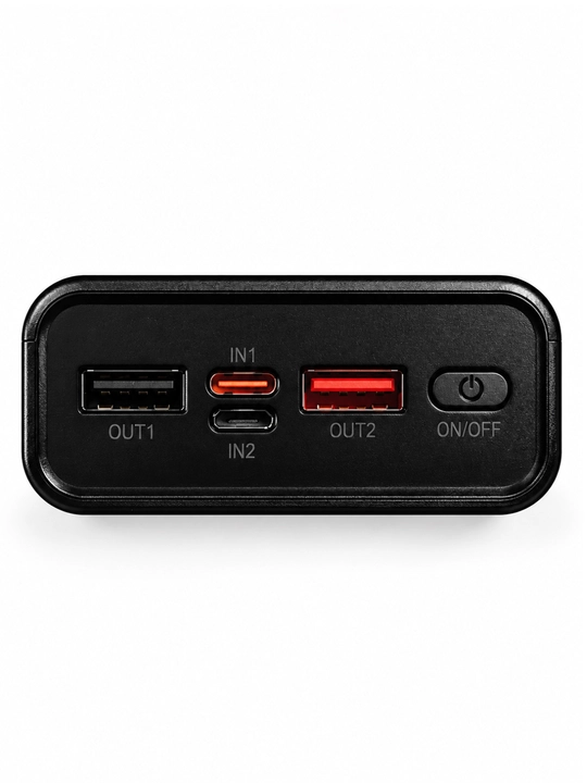 Power Bank 20000mA 66-22.5W tezkor quvvat bilan tashqi akkumulyatori, +4 kabel bilan