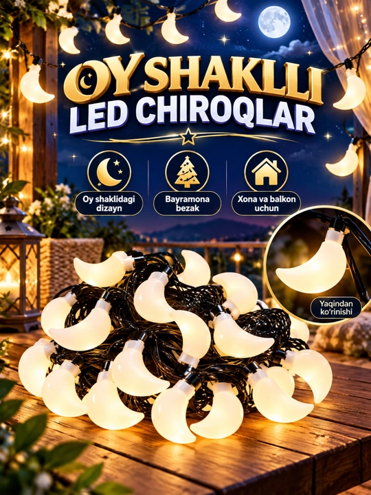 "Matli sharchalar" svetodiodli girlyanda