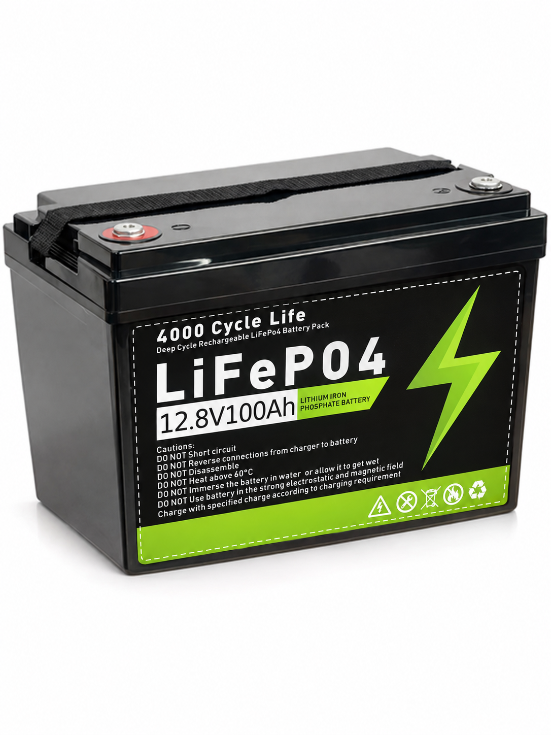 LiFePO4 от 12–до 48V, от 100–280Ah, глубокий цикл, BMS