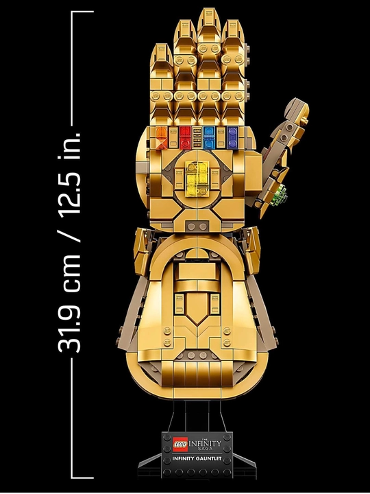 Konstruktor Lego Cheksizlik Qo'lqopi (Tanos), 590 ta qism