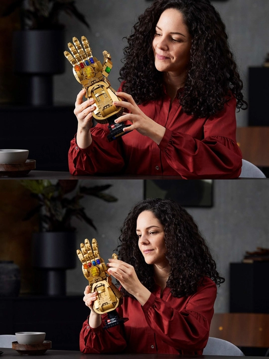 Konstruktor Lego Cheksizlik Qo'lqopi (Tanos), 590 ta qism