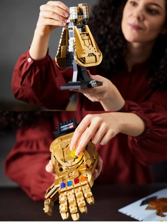 Konstruktor Lego Cheksizlik Qo'lqopi (Tanos), 590 ta qism