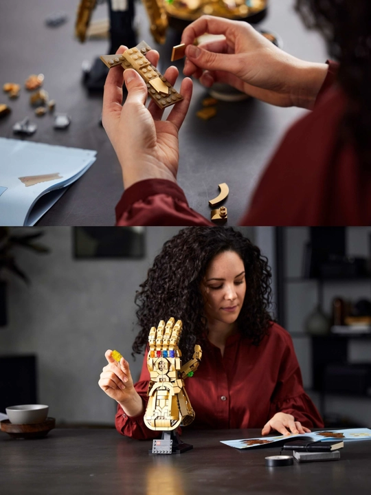 Konstruktor Lego Cheksizlik Qo'lqopi (Tanos), 590 ta qism