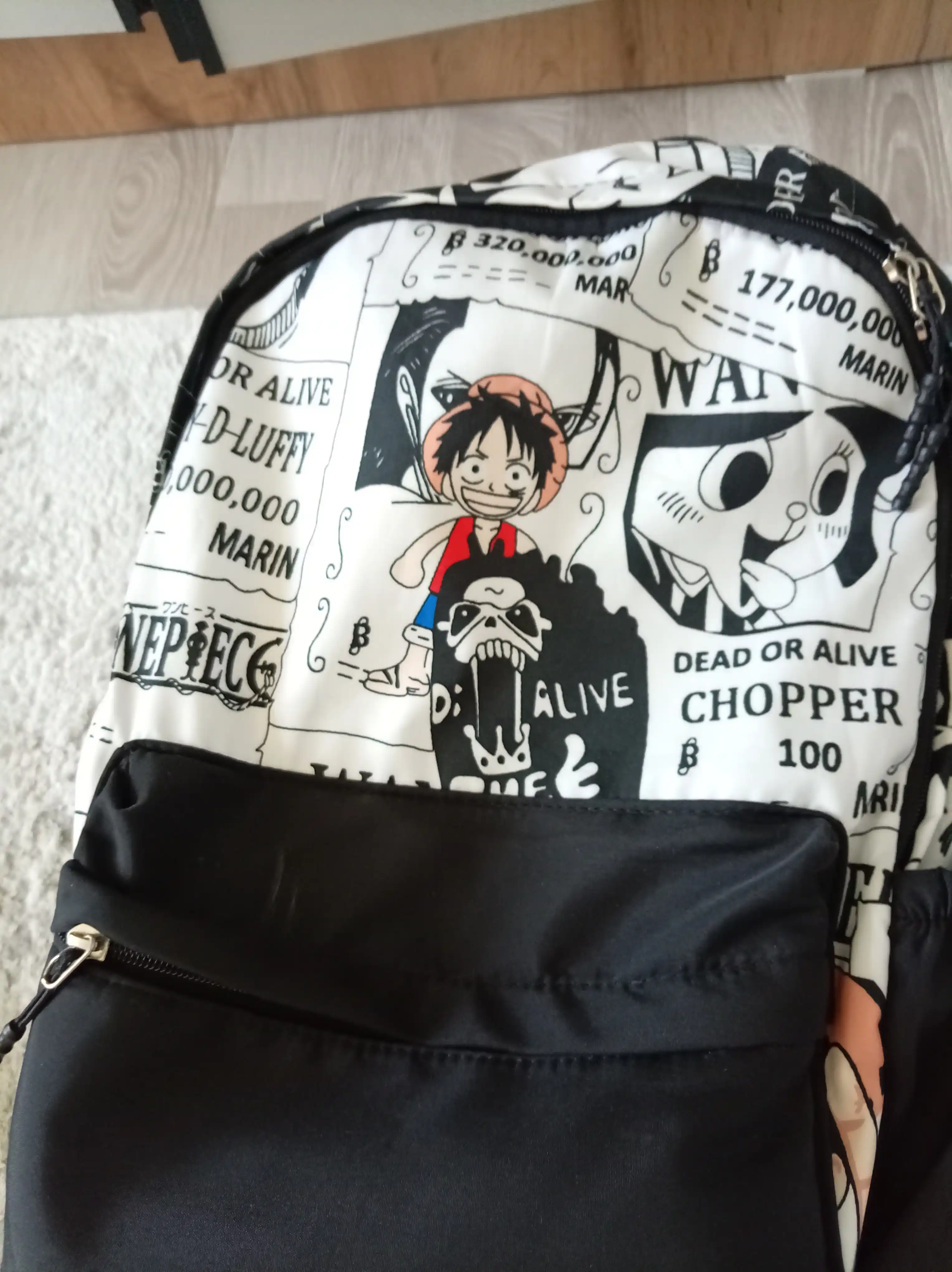 Рюкзак "One piece", вместительный, аниме, мужской, женский, подростковый, школьный