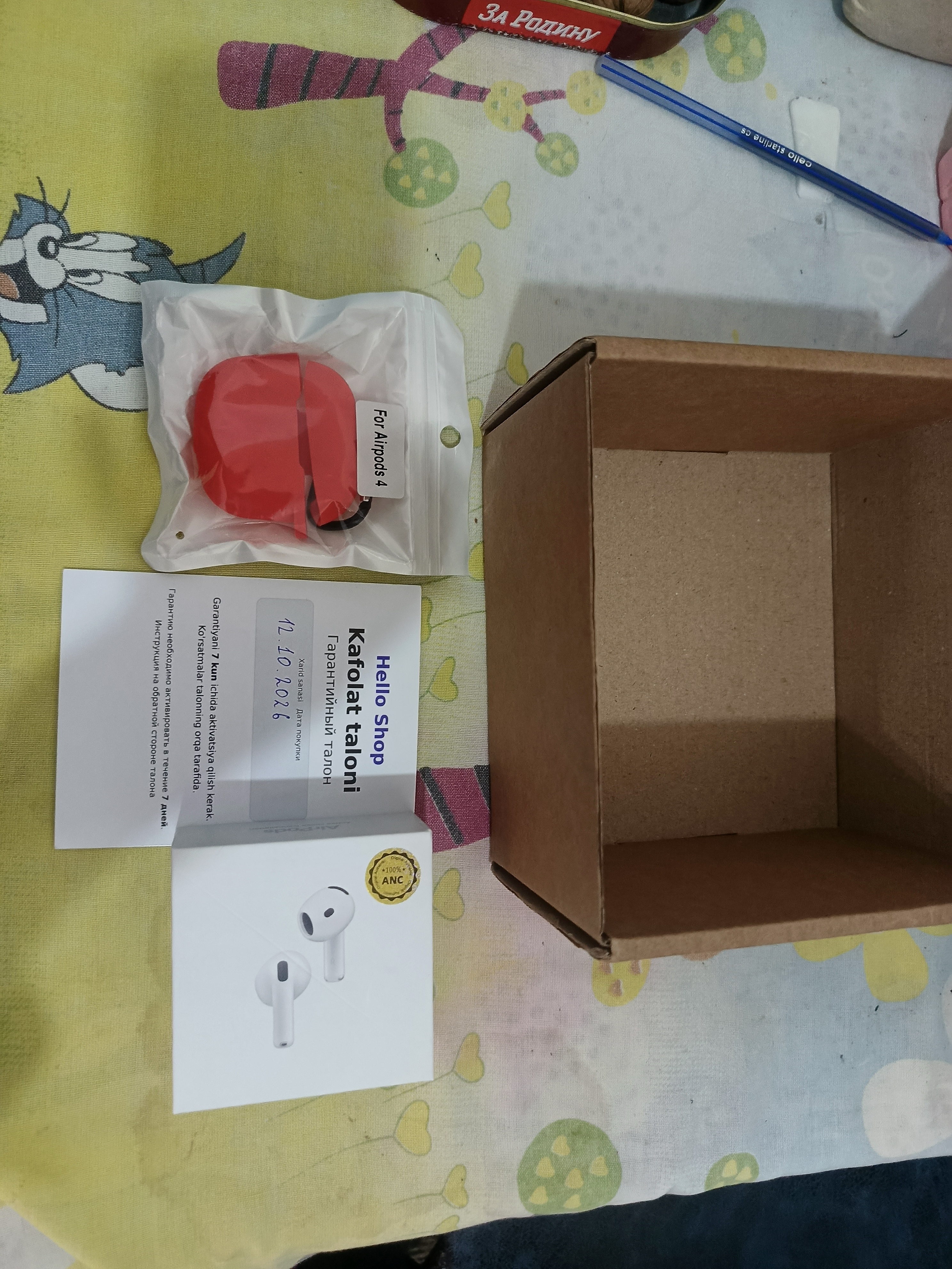 Simsiz quloqchin Pods 4 ANC, bluetooth quloqchin,naushnik