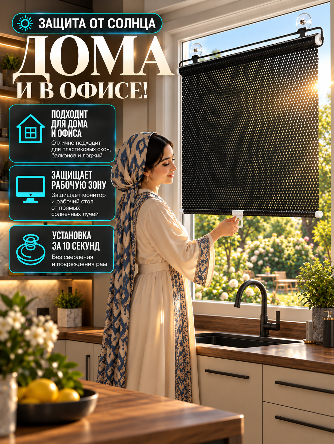 Авто аксессуары, солнцезащитная шторка, жалюзи на окна, занавеска самоклеящиеся присосках - 