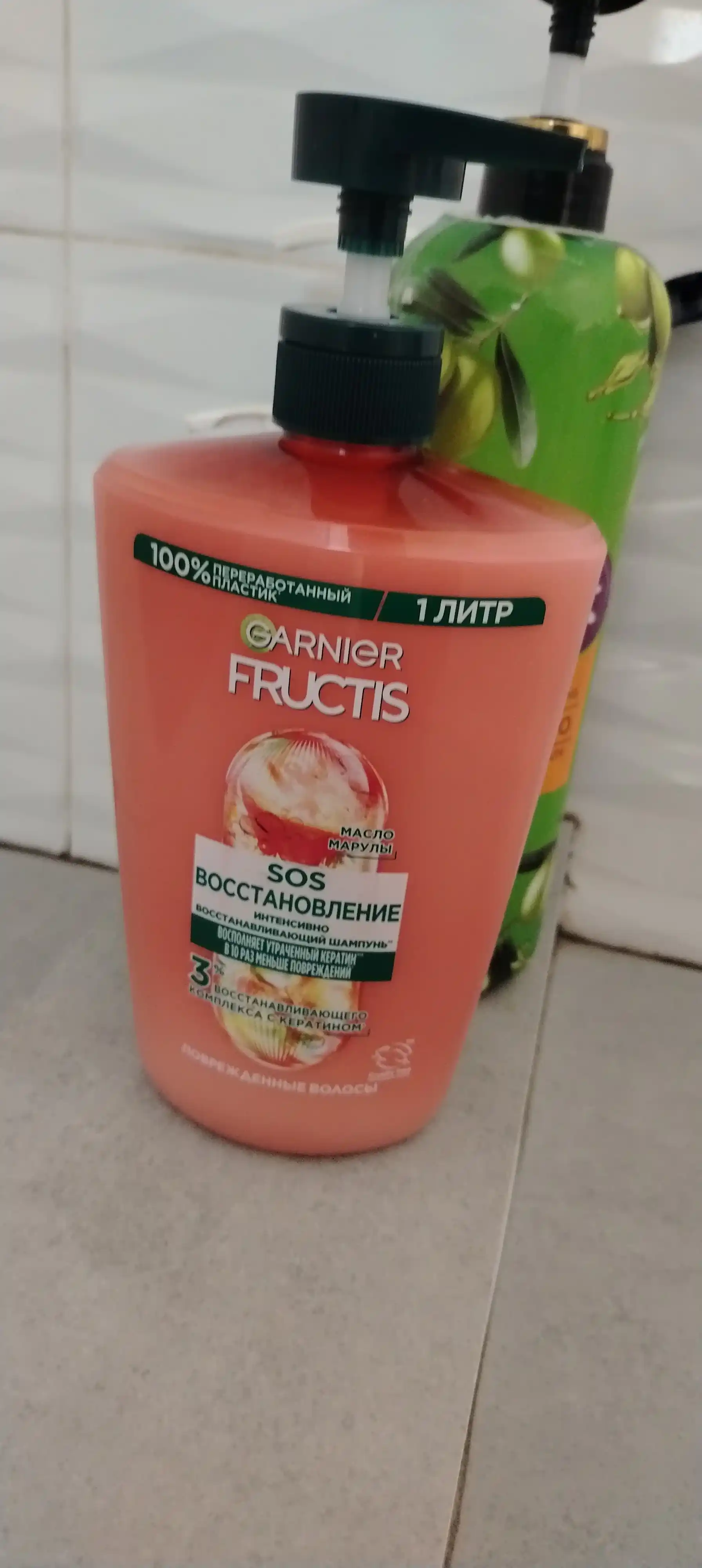 Шампунь Garnier Fructis SOS Восстановление, 1000 мл