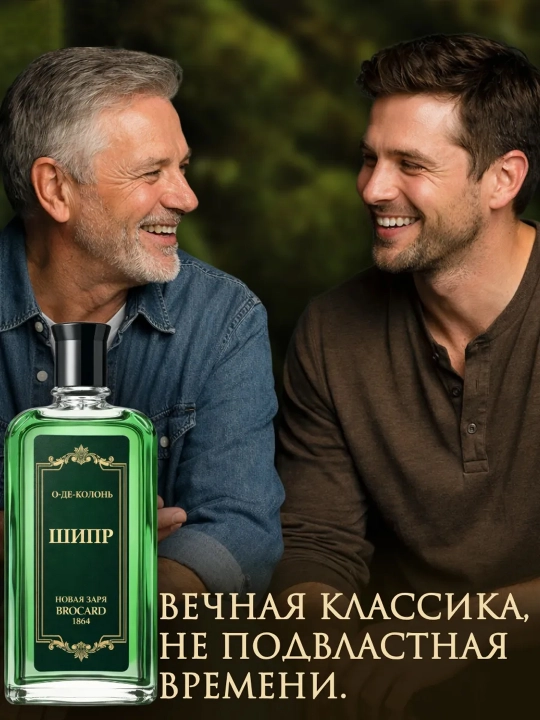 Одеколон «Шипр» Новая Заря, классический шипровый аромат, парфюм мужской, 85 мл