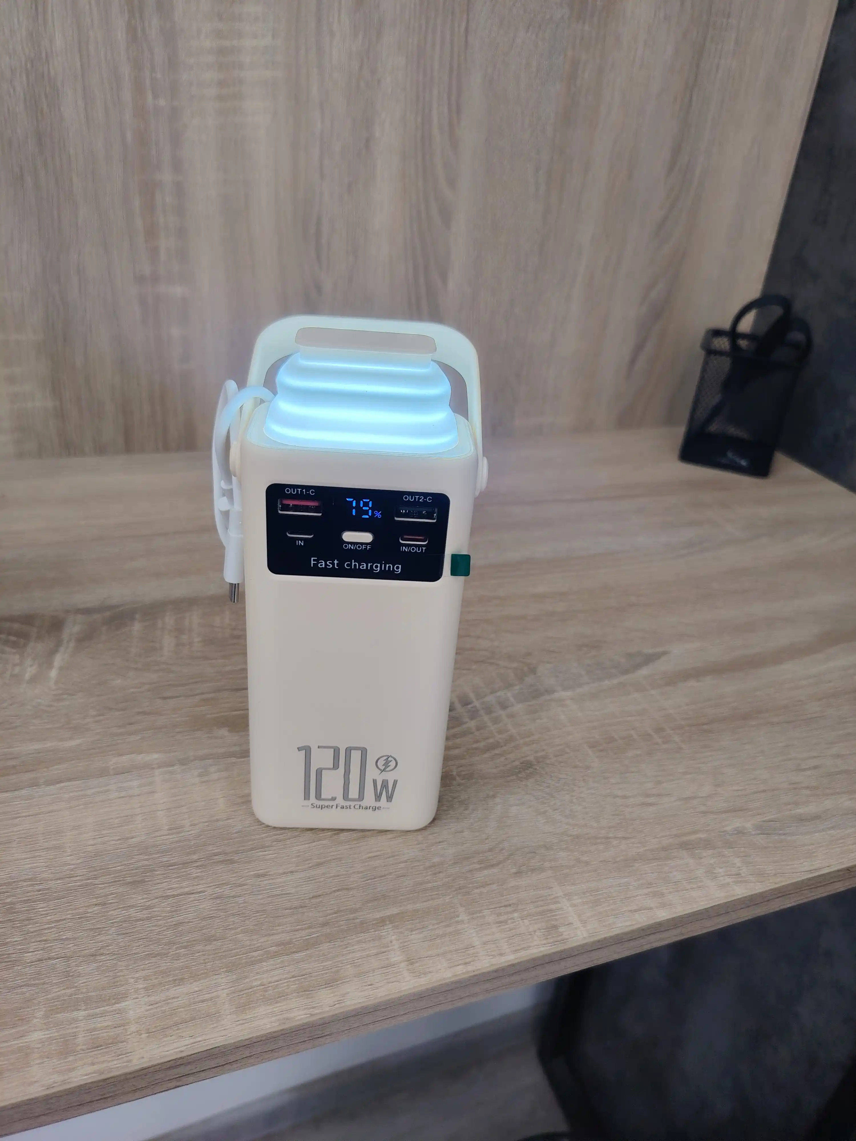 Внешний аккумулятор power bank с быстрой зарядкой, 50000, 100000, 7 в 1