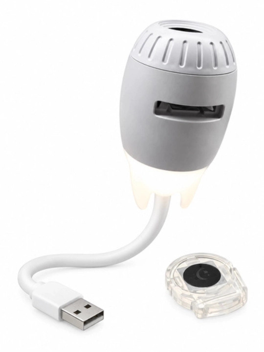 Ночник-проектор USB, гибкий, со сменными проекционными дисками, 3 шт