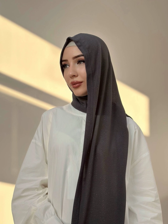 Safiya Ayollar Trikotaj Setka Ro‘moli, Dog‘iston Uslubidagi Hijob - 