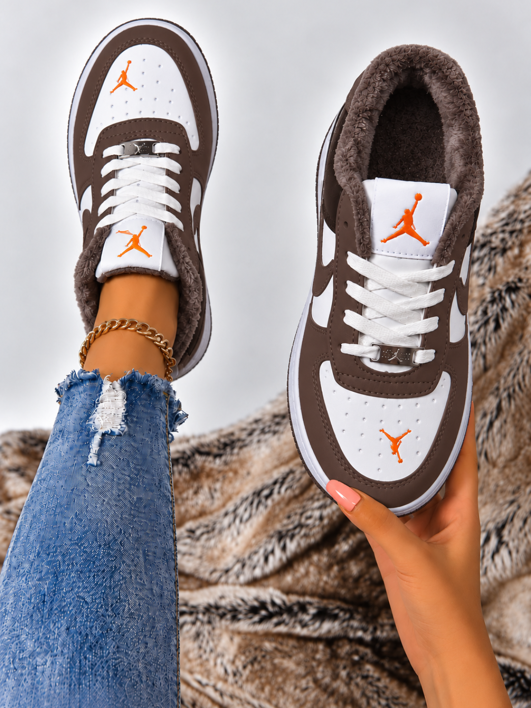 Erkaklar va ayol-qizlar uchun universal sport krassovkalari NIKE Air Jordan 36-40