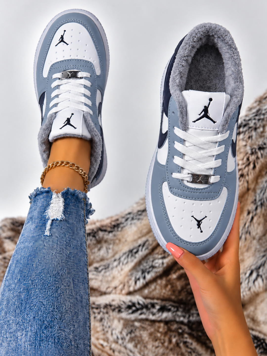 Erkaklar va ayol-qizlar uchun universal sport krassovkalari NIKE Air Jordan 36-40