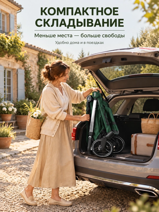 Детская коляска 2 в 1, высокая, с амортизацией, складная