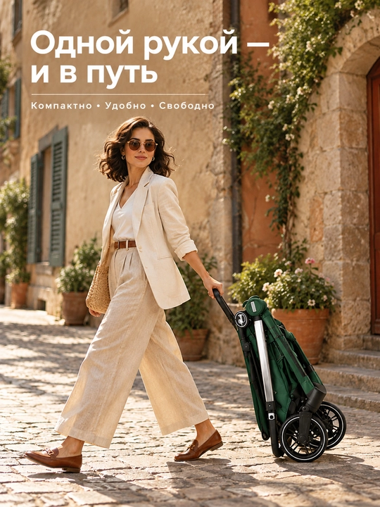 Детская коляска 2 в 1, высокая, с амортизацией, складная