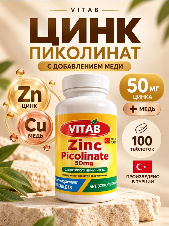 VITAB Zinc Picolinate 50 mg - 