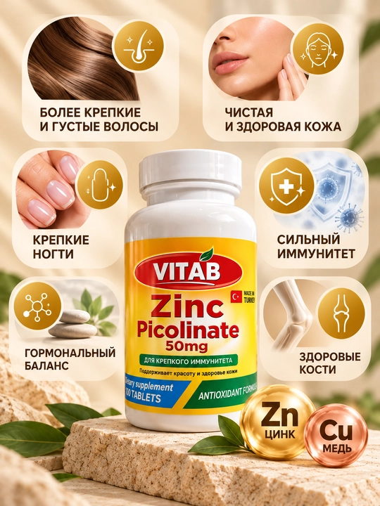 VITAB Цинк Пиколинат 50 мг