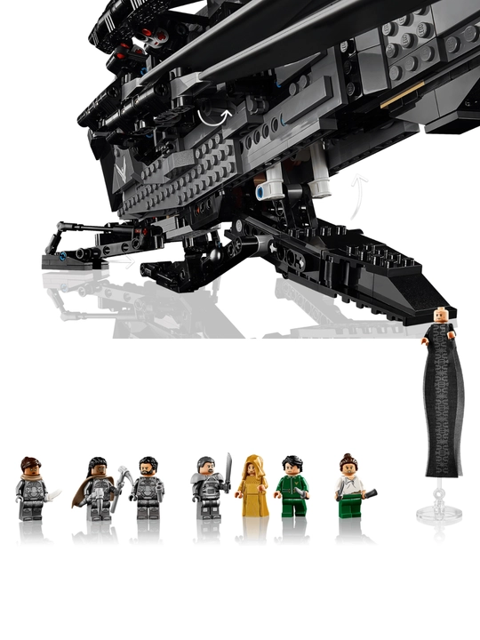 Konstruktor Lego Dyuna: Atreydeslar Qirollik Ornitopteri, 1369 ta qism
