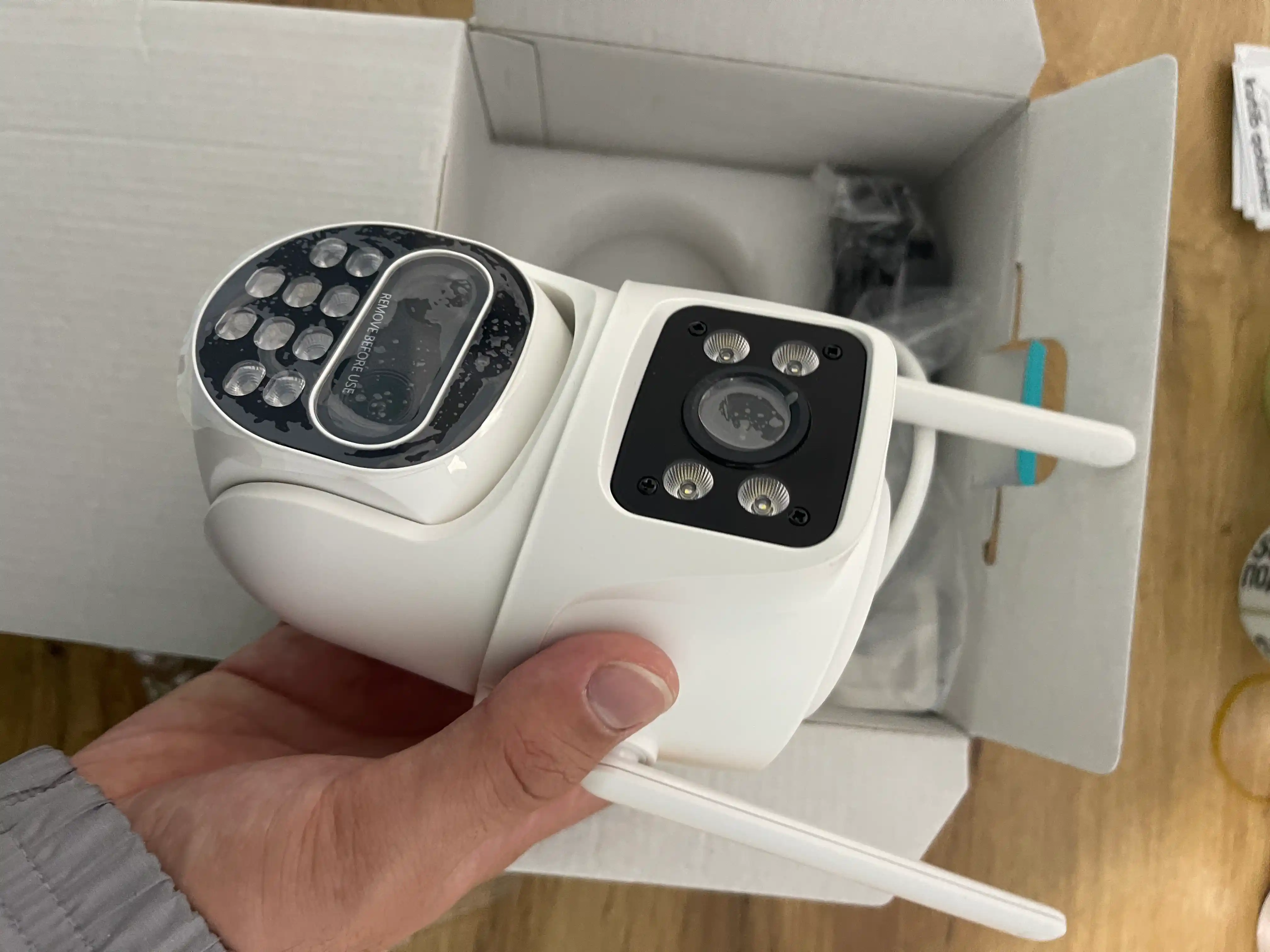 Умная Wi-Fi камера, PTZ камера видеонаблюдения наружная камера Full HD камера 360 градусов