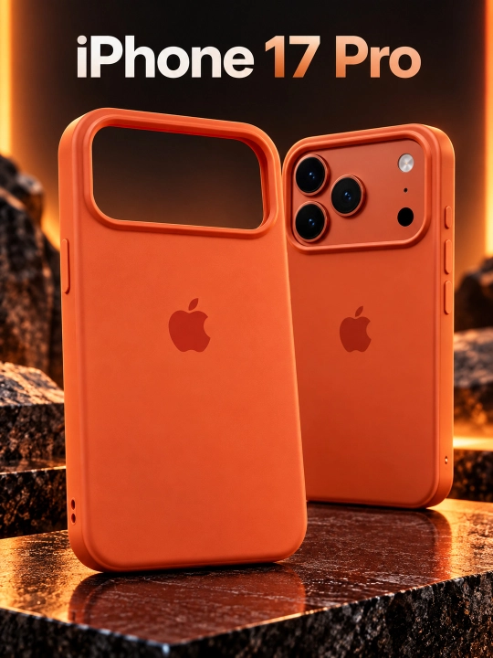 Чехол для iPhone 17 Pro, Pro Max, силиконовый чехол MagSafe - 