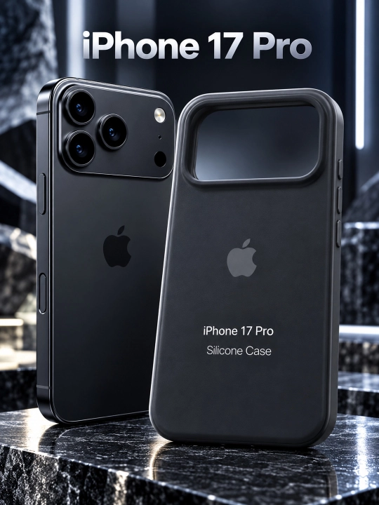 Чехол для iPhone 17 Pro, Pro Max, силиконовый чехол MagSafe - 