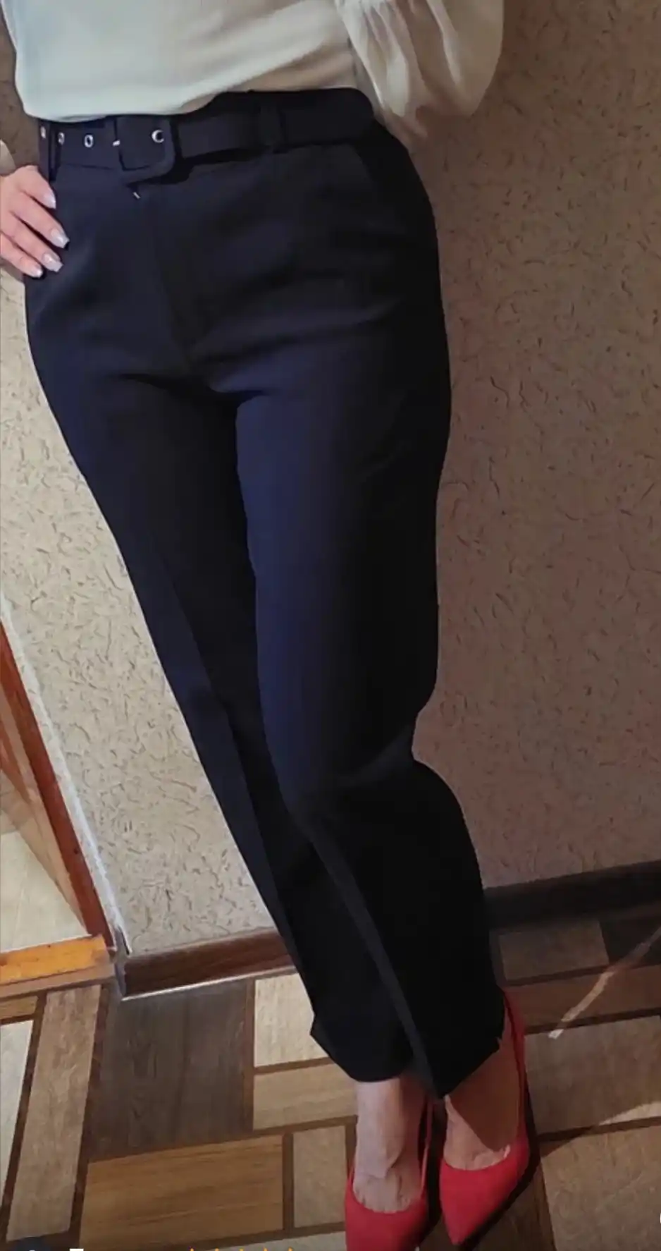 Ayollar uchun klassik ofis shimi, kuz mavsumi uchun
