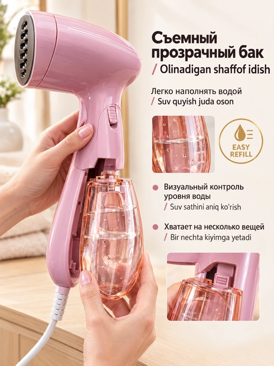 Ручной отпариватель для одежды SOKANY SK-3060, 1500 Вт, складной портативный паровой утюг
