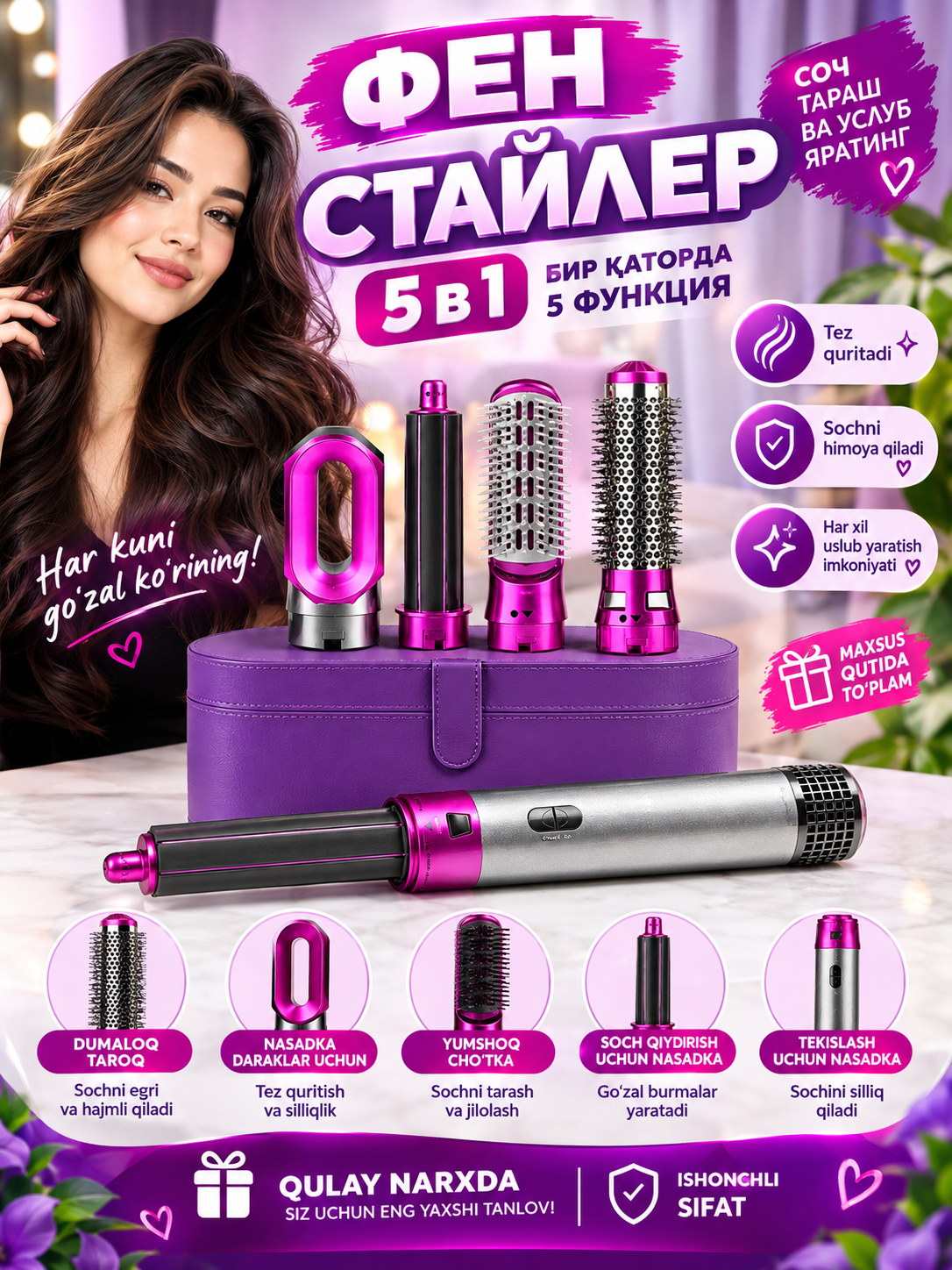 Braun фен для сушки и укладки волос - 