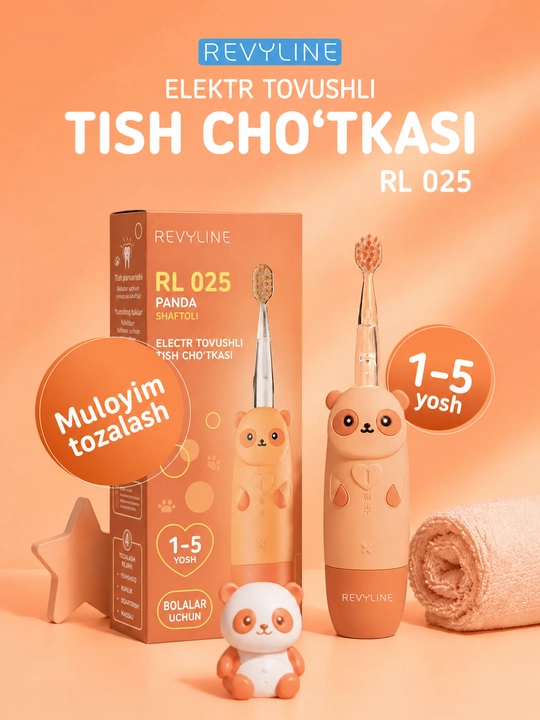 Elektr tish cho'tkasi Reviline RL 025 Baby, ovozli