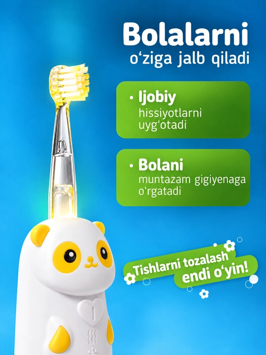 Elektr tish cho'tkasi Reviline RL 025 Baby, ovozli