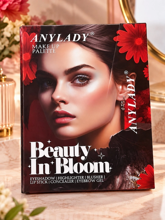 Ten, rumyana, lab boyoq, kontur va haylayter hammasi bir joyda, palitra kitob 5 tasi 1 da - 
