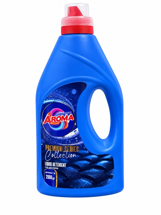 AROMA Premium Series, гель для стирки, автомат, жидкое моющее средство, 2000 г - 