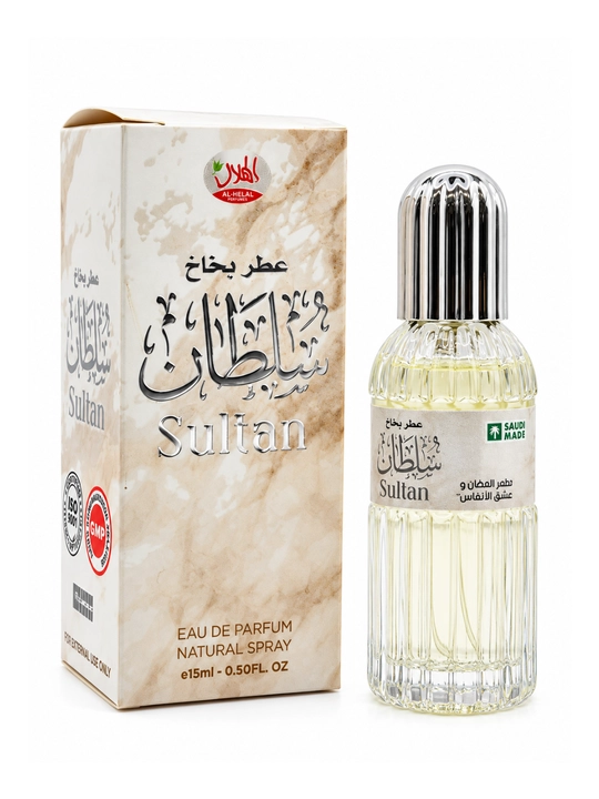 Al-Helal Sultan erkaklar uchun atir, Eau de Parfum, sharqona-yog‘ochsimon, 15 ml - 