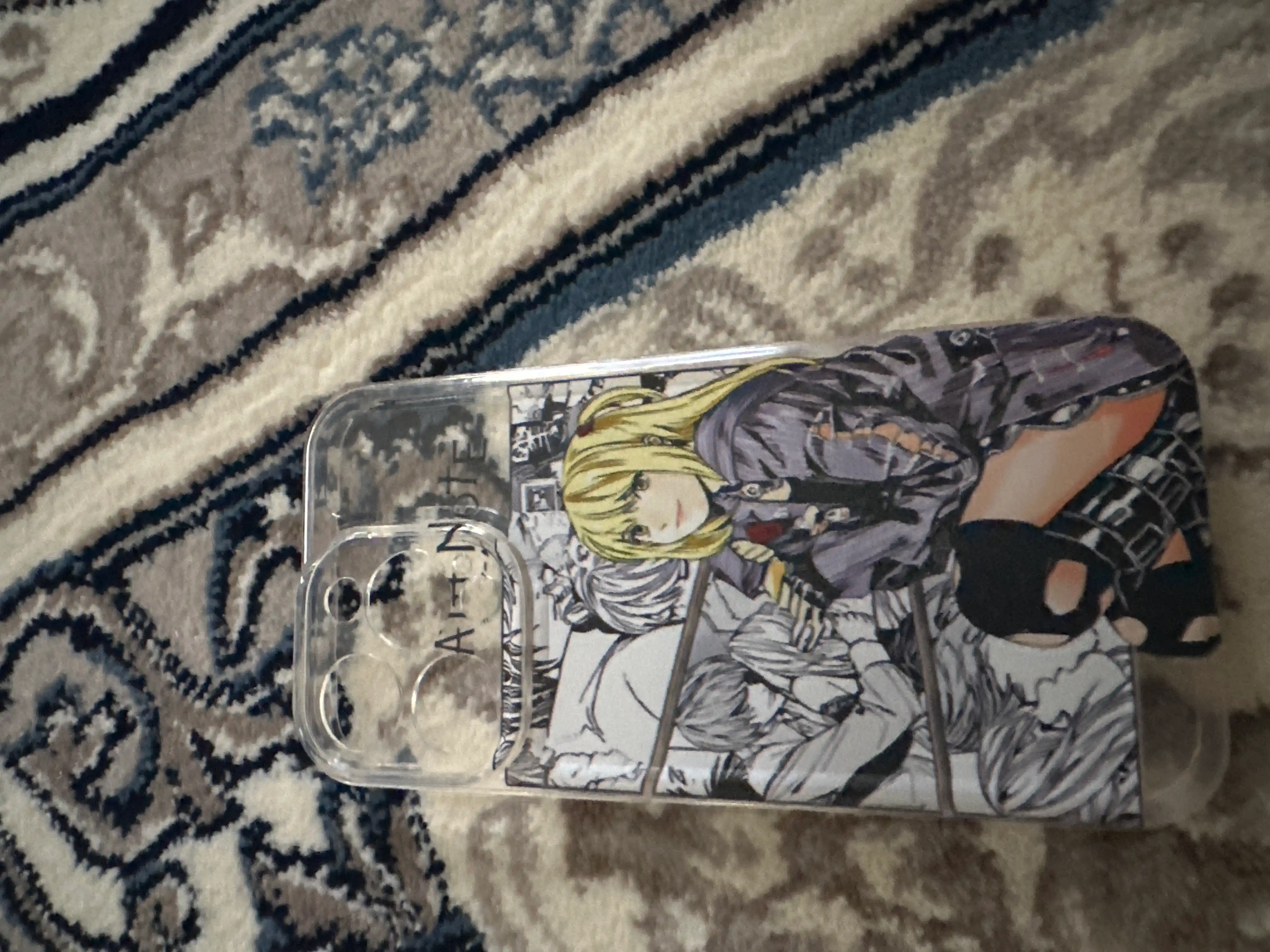 Shaffof silikon telefon g‘ilofi — Death Note