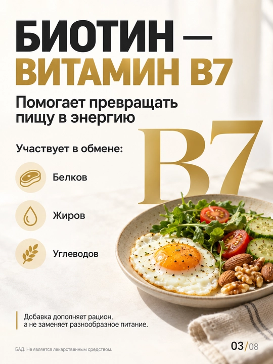 21st Century, Биотин, 110 таблеток легко проглатываемых